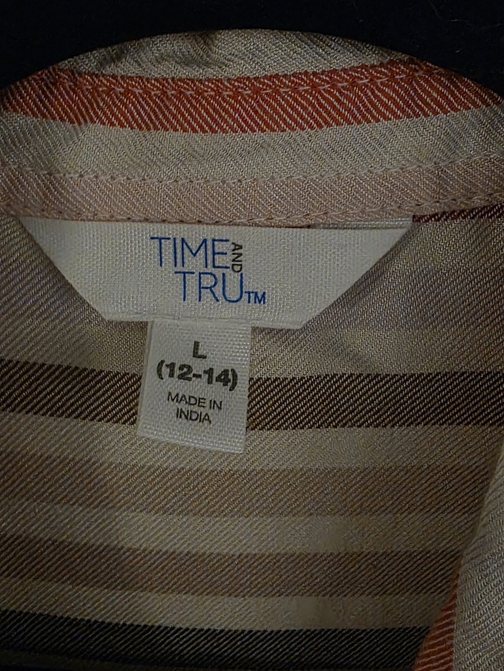 Striped Multicolored Button-Up Shirt - Picture 2 of 3